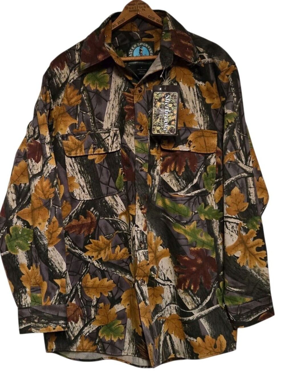 Master Sportsman Rugged Outdoor Gear Prestige Camo Button Up Shirt Men's Medium